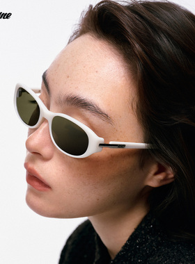 【晁然推荐】Fakeme 迪丽热巴同款板材椭圆框墨镜 Winny