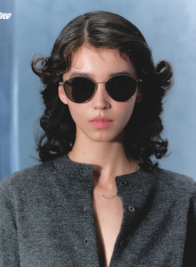 Fakeme 超轻钛金属韩系猫眼墨镜太阳镜女防紫外线静奢风 Josie