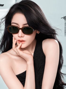 Fakeme 新品时尚质感墨镜太阳镜素颜光学镜防紫外线女 qingdan