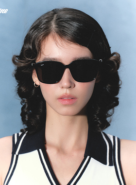 Fakeme 2025韩系时尚黑框防紫外线墨镜显脸小太阳镜 Biel