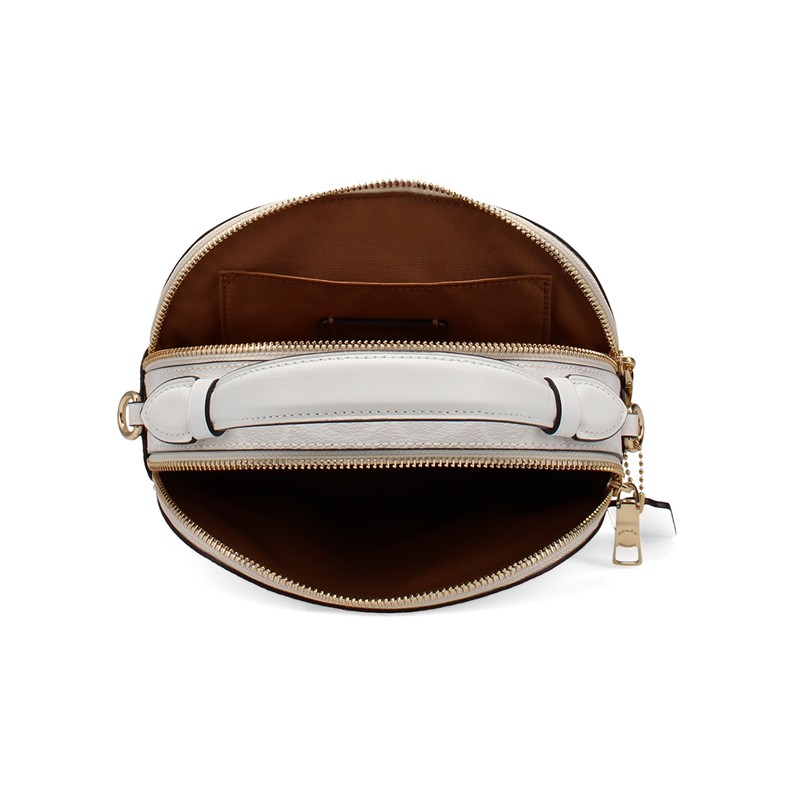 coach女士新款单肩贝壳半圆斜挎包 Haori海外女士包袋