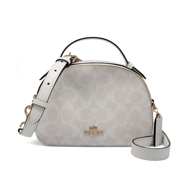 coach女士新款单肩贝壳半圆斜挎包 Haori海外女士包袋