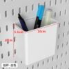 Black hole board storage hook DIY hole-free hole board wall combination wall hanging e-sports room hole board accessories