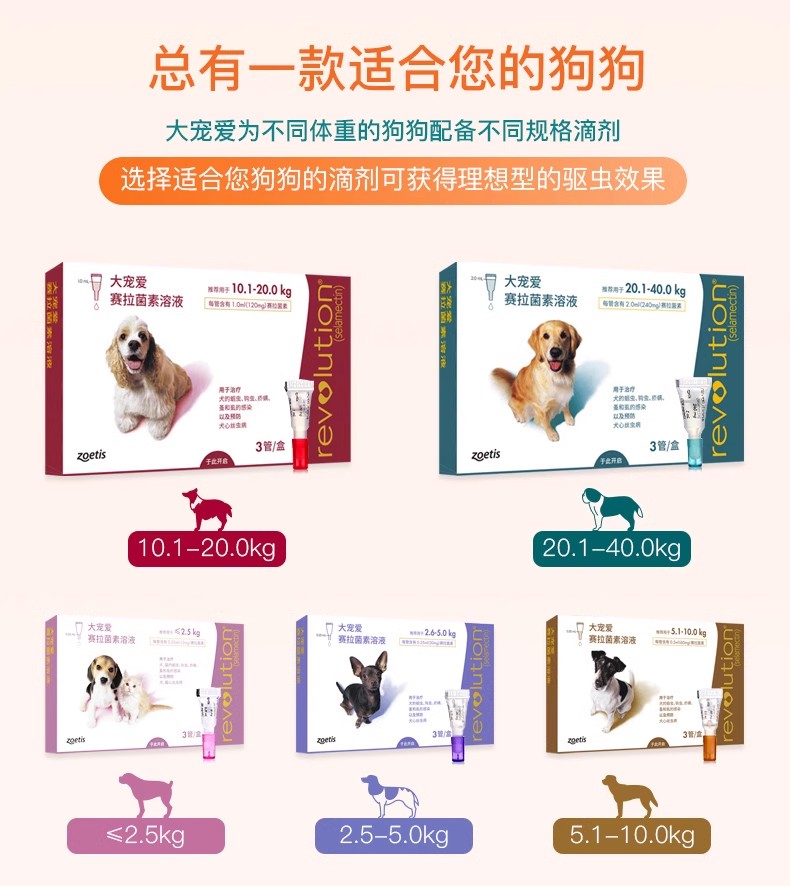 大宠爱狗狗驱虫药中大小型犬体内外一体犬用体内外同驱耳螨跳蚤