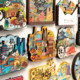 Refrigerator magnets China cities Beijing Shanghai Chengdu Guangzhou