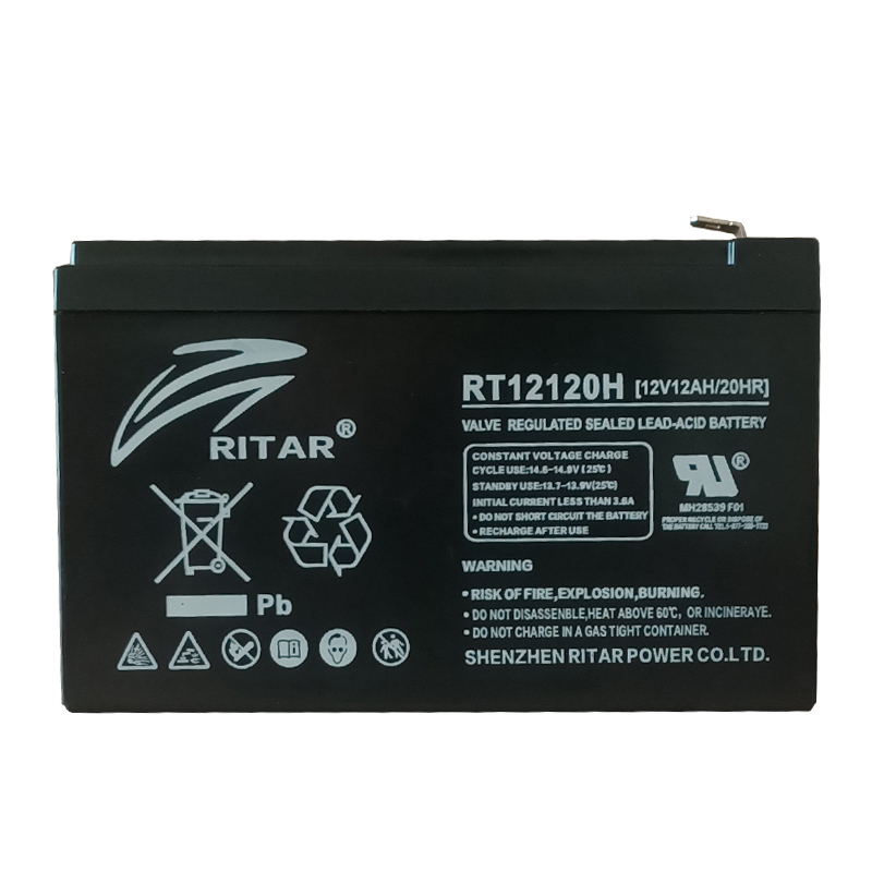 蓄电池12V7AH RT1272 RT1290 RT1250 UPS电源电梯应急12V12AH - 图3