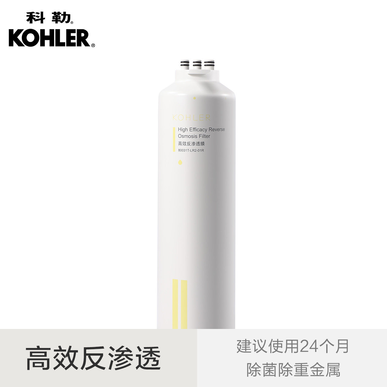 科勒80031t-r2-01r 科勒三竺净水器