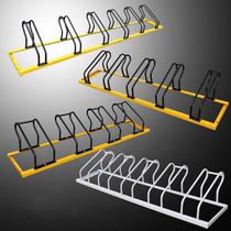 Clamping type bike parking frame Parking frame ground lock clamping frame parking frame thickened 2 m long 5 positions