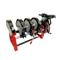 New hand-handmade PE pipe fusion machine hot-melt machine butt welding pipe machine bicyring four-ring manual hot-melt butt welding machine 63-1