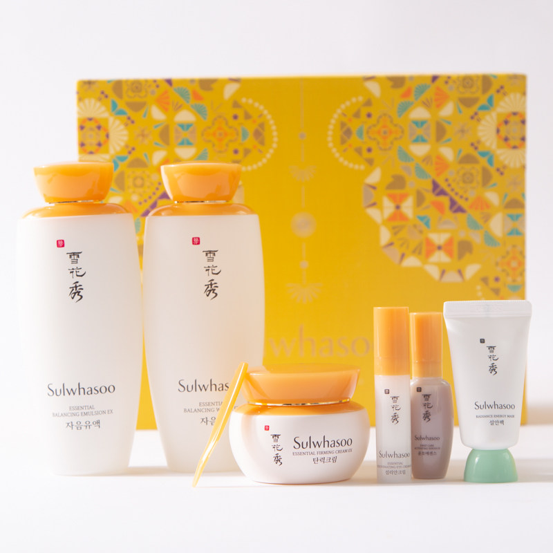 韩国雪花秀滋阴水乳润燥补水滋盈盒 艾歌化妆品美甲工具