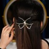 Элитный аксессуар для волос с бантиком, заколка для волос, шпильки для волос, легкий роскошный стиль, популярно в интернете, коллекция 2022