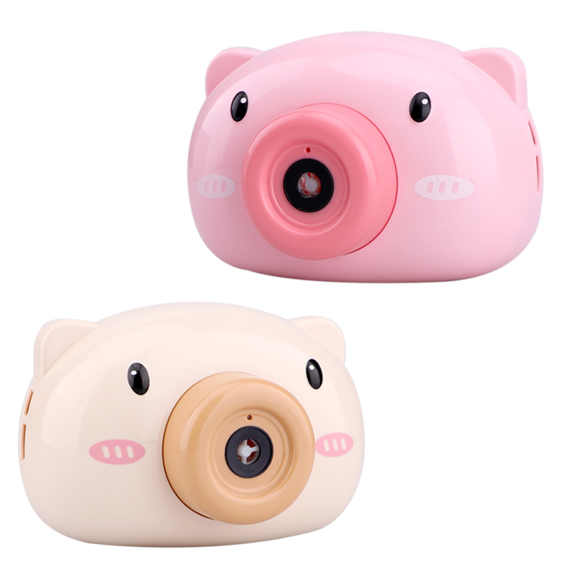 抖音网红同款小猪照相机心吹泡泡枪 为梦玩具吹泡泡