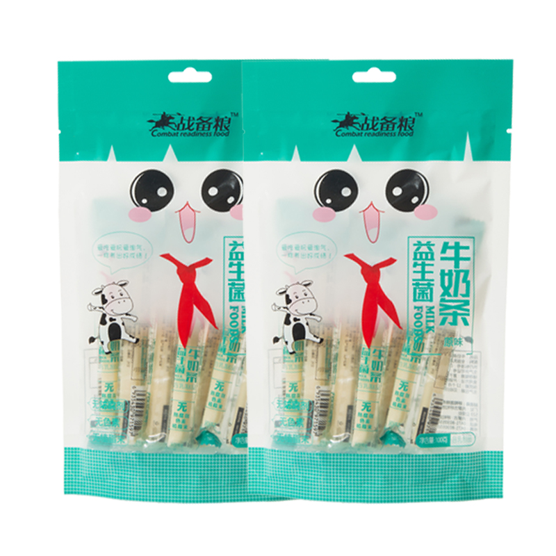[宠粉]草原晨曲战备粮奶酪制品零食益生菌奶条奶棒内蒙古特产100g