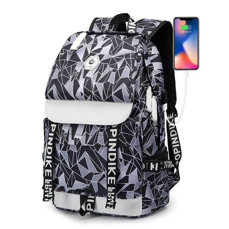 高中学生初中大学生防水大号双肩包 西子美丽心情箱包双肩背包