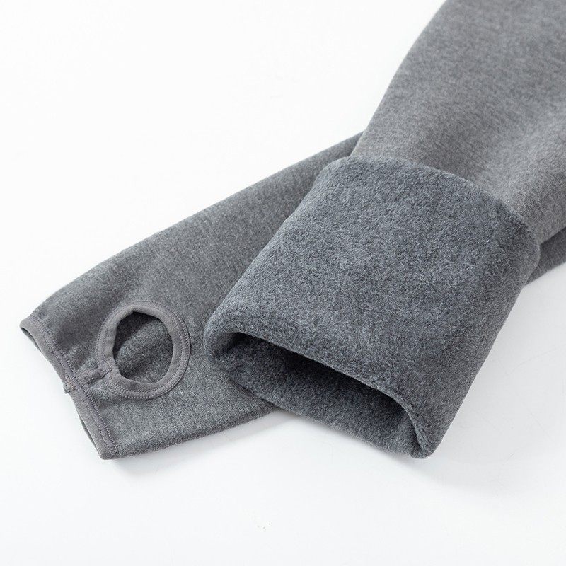 加绒秋冬外穿踩脚光面连裤袜棉裤子 吾窈窕打底裤