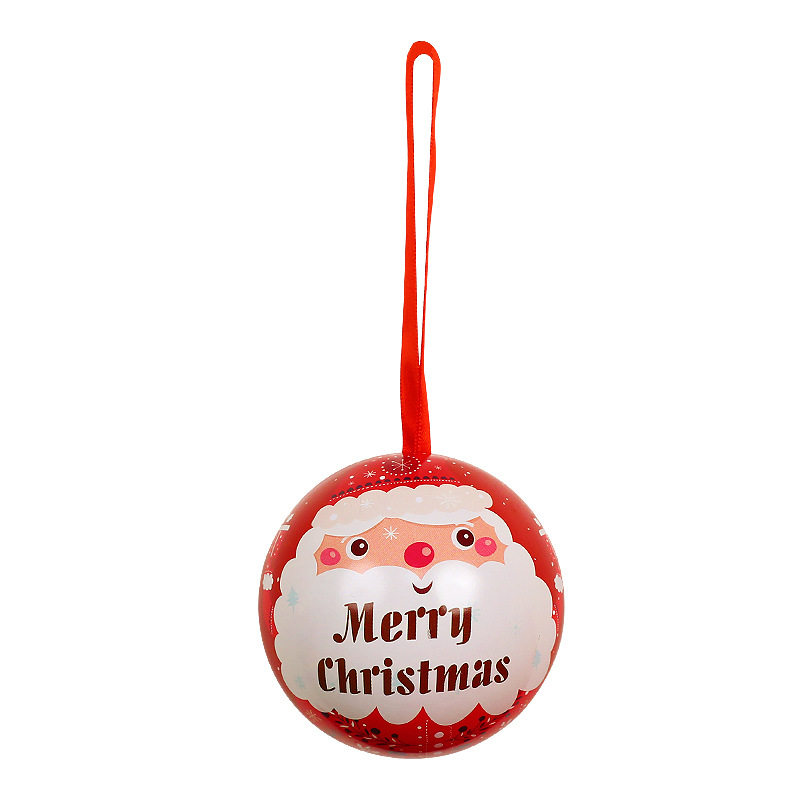 圣诞糖果盒平安夜圣诞节儿童礼物盒子小礼品伴手礼马口铁糖果罐圣诞树装饰挂件幼儿园小学生奖品糖果球包装盒,淘宝优惠券,粉丝福利购,淘宝优惠卷