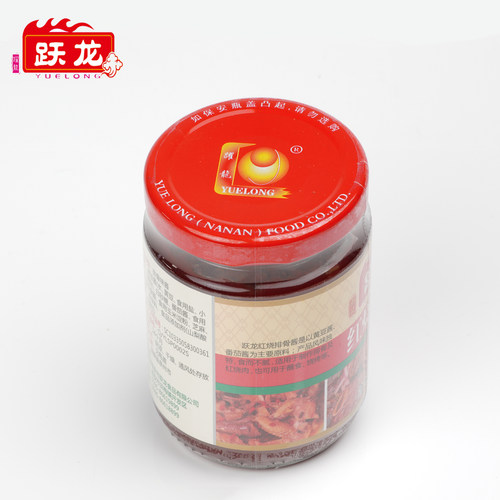240g跃龙红烧排骨酱炸面酱披萨汉堡薯条手抓饼煎炒蘸拌酱240g6瓶 - 图1