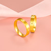 3d999 pure gold fashionable simple men and women