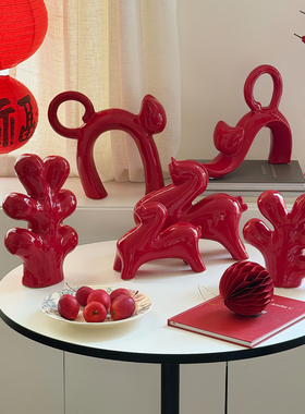 2026马年新春马到成功喜庆摆件