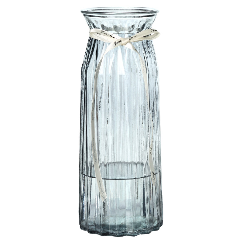 【二件套】特大号透明玻璃花瓶水培富贵竹百合鲜花插花瓶客厅摆件,淘宝优惠券,粉丝福利购,淘宝优惠卷