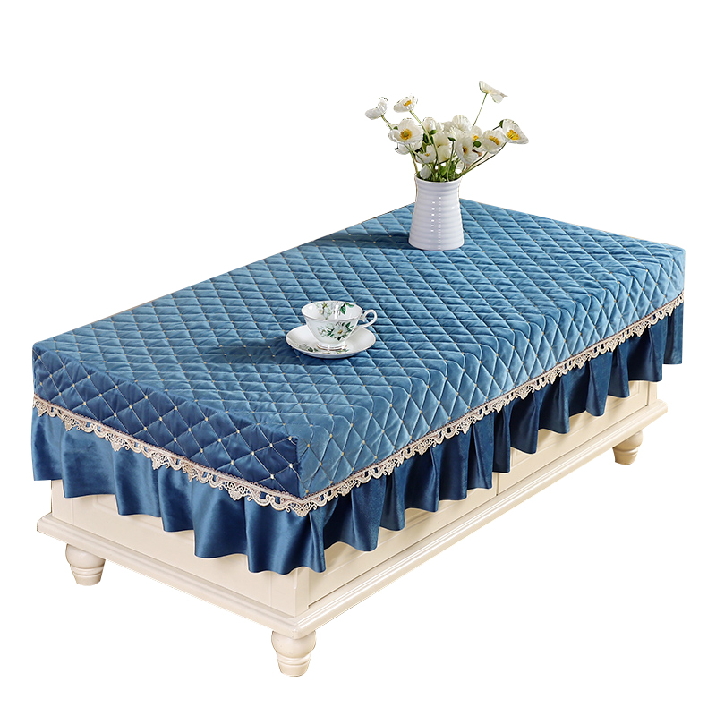 茶几桌布客厅餐桌布套罩加厚布艺茶几布蕾丝现代简约电视柜罩桌布,淘宝优惠券,粉丝福利购,淘宝优惠卷