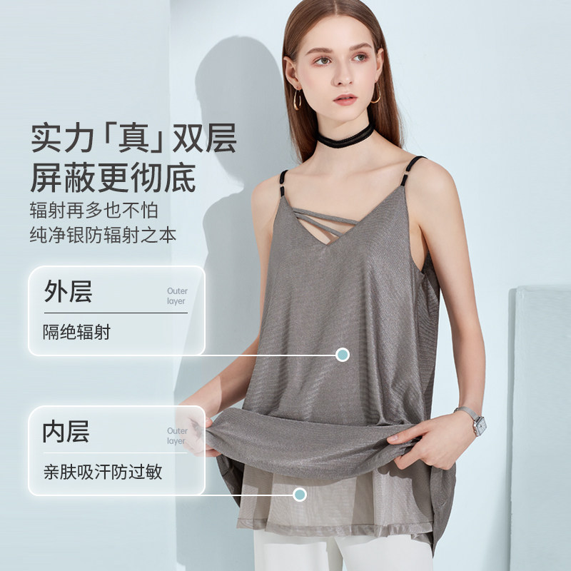 女怀孕期上班族电脑玩手机防辐射服 芬也防辐射裙
