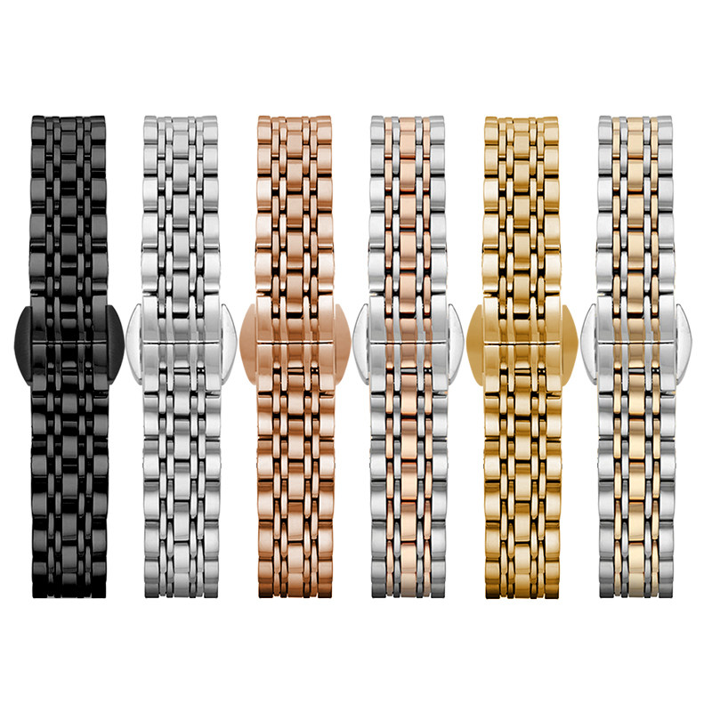 丹域钢带男表链女金属阿玛尼手表带 丹域配件