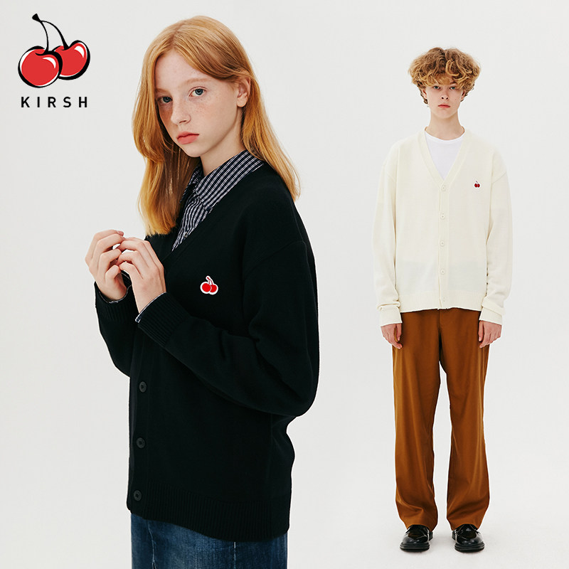 kirsh2020年秋冬新款大樱桃毛衣 kirsh海外毛针织衫