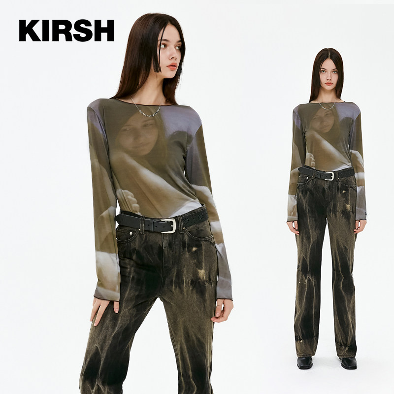 kirsh2020年秋冬新款大樱桃t恤 kirsh海外T恤