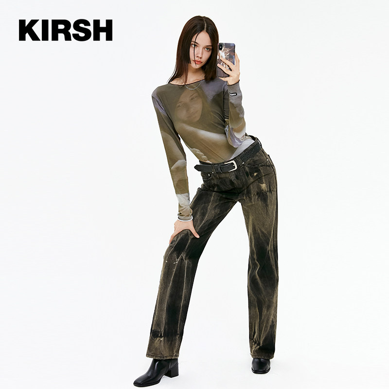 kirsh2020年秋冬新款大樱桃t恤 kirsh海外T恤