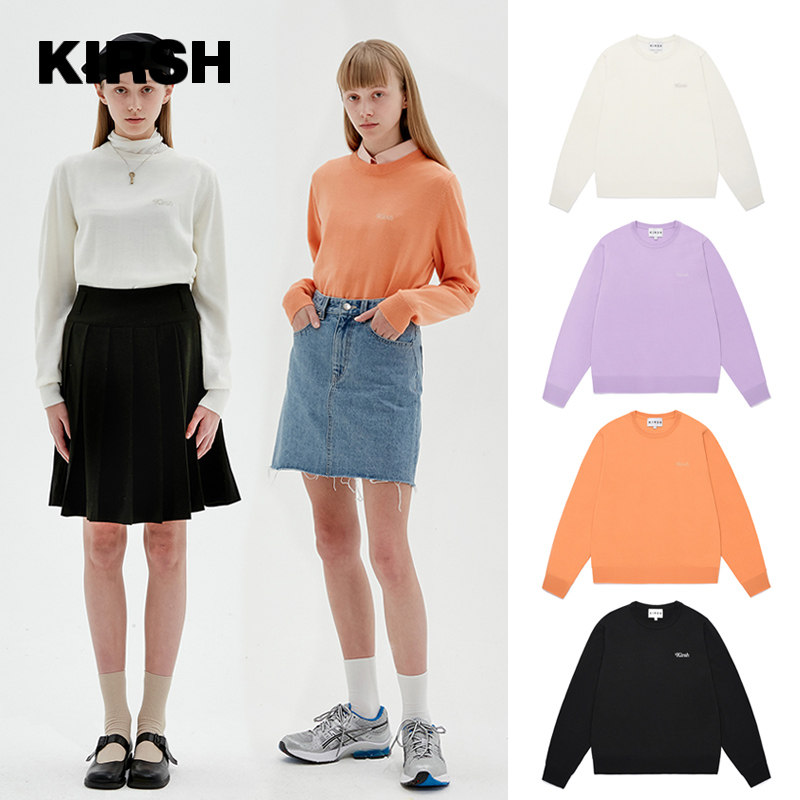 kirsh20年秋冬大樱桃针织卫衣毛衣 kirsh海外毛针织衫