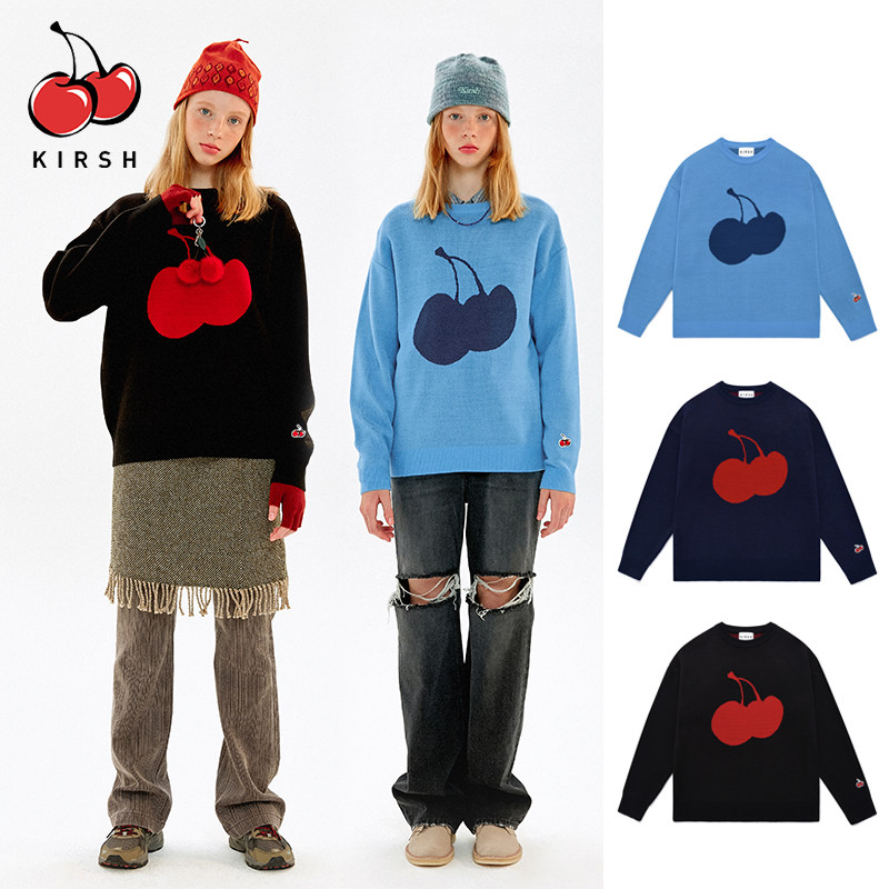 kirsh2020秋冬新款大樱桃毛衣衫 kirsh海外毛衣