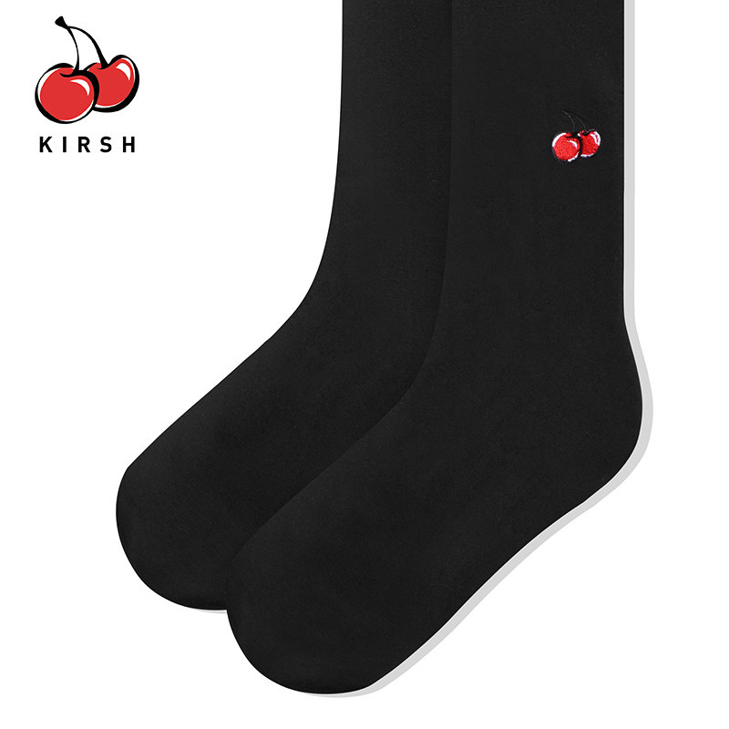kirsh2020年秋冬高弹力刺绣连裤袜 kirsh海外短袜/打底袜/丝袜/美腿袜
