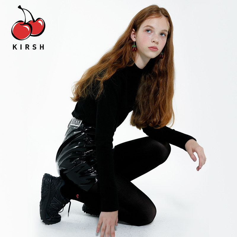 kirsh2020年秋冬高弹力刺绣连裤袜 kirsh海外短袜/打底袜/丝袜/美腿袜