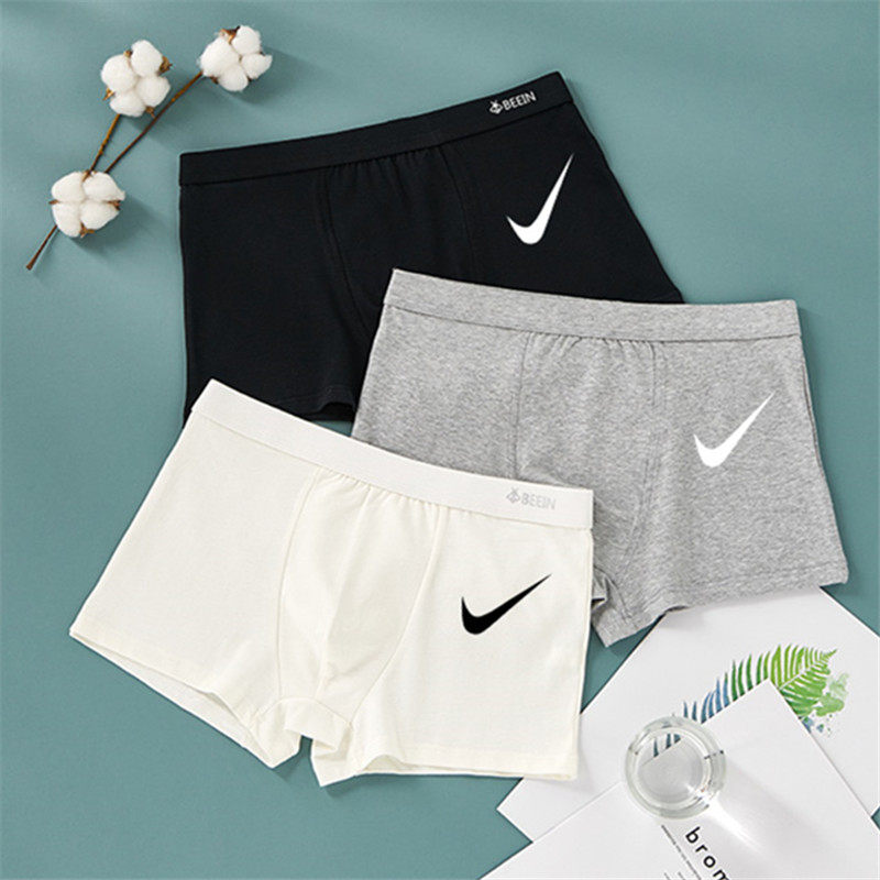 纯棉男士四角裤四角可爱骚气短裤 风唯晚内裤