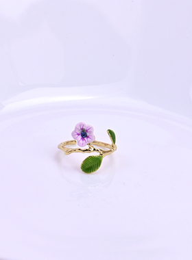 度假风质感精致轻奢时尚开口戒指