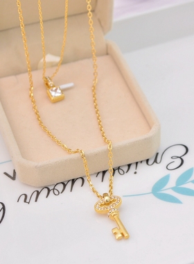 欧美欧美长款钥匙项链项链毛衣链