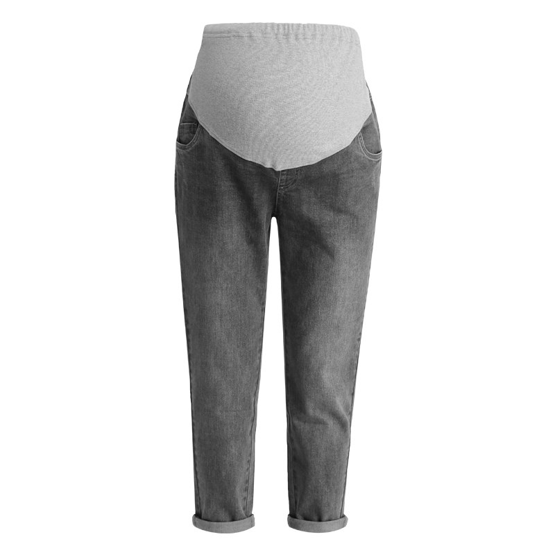 孕度孕妇老爹裤秋冬外穿新品牛仔裤 yumduvm孕度孕妇直筒裤