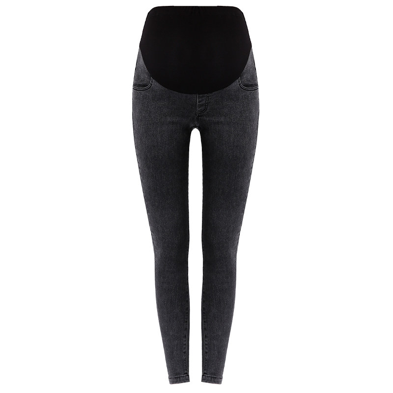孕度轻奢孕妇裤灰色秋季外穿牛仔裤 yumduvm孕度孕妇打底裤