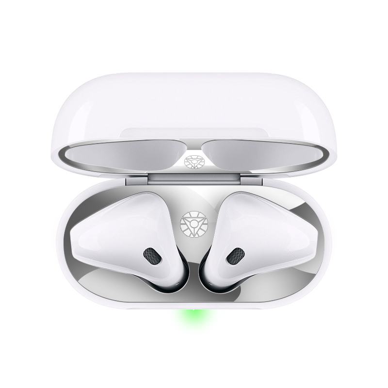 适用Airpods2/3代金属防尘贴纸苹果无线蓝牙耳机Pro12内盖内部防铁粉个性超薄潮牌清洁清理保护壳套贴膜卡通