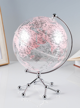 艺弘途地球仪摆件客厅轻奢