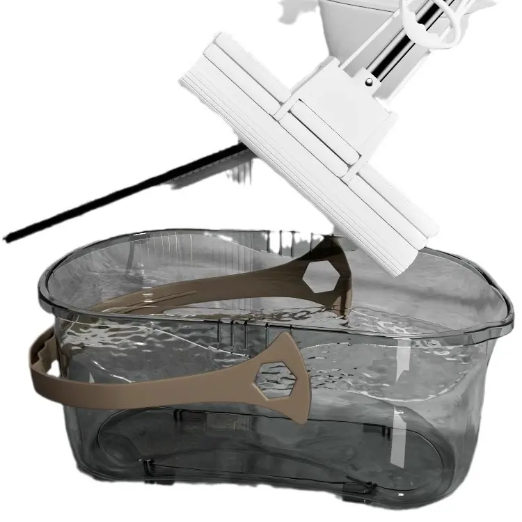 洗拖把桶长方形加大号平板拖布桶单桶拖地提桶塑料方桶家用墩布桶 - 图3