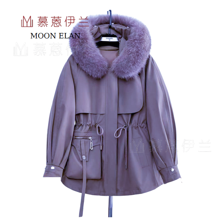 万人迷皮草派克服狐狸毛领内胆可拆卸,淘宝优惠券,粉丝福利购,淘宝优惠卷