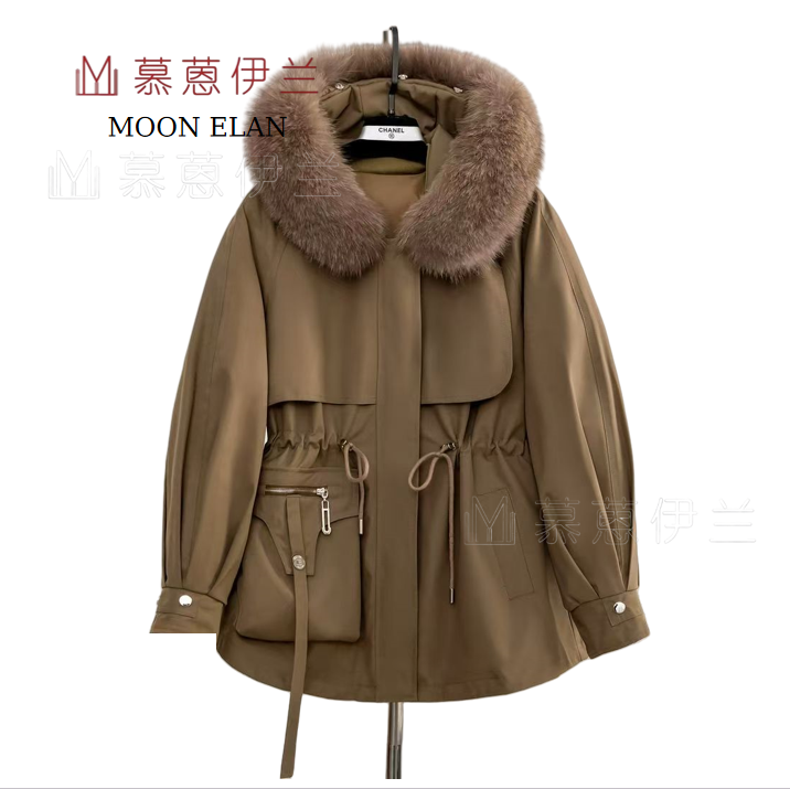 万人迷皮草派克服狐狸毛领内胆可拆卸,淘宝优惠券,粉丝福利购,淘宝优惠卷