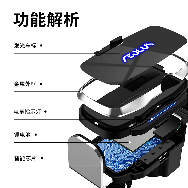 东风风神奕炫Max/AX7por专用改装车载手机支架汽车导航重力支撑架 - 图1