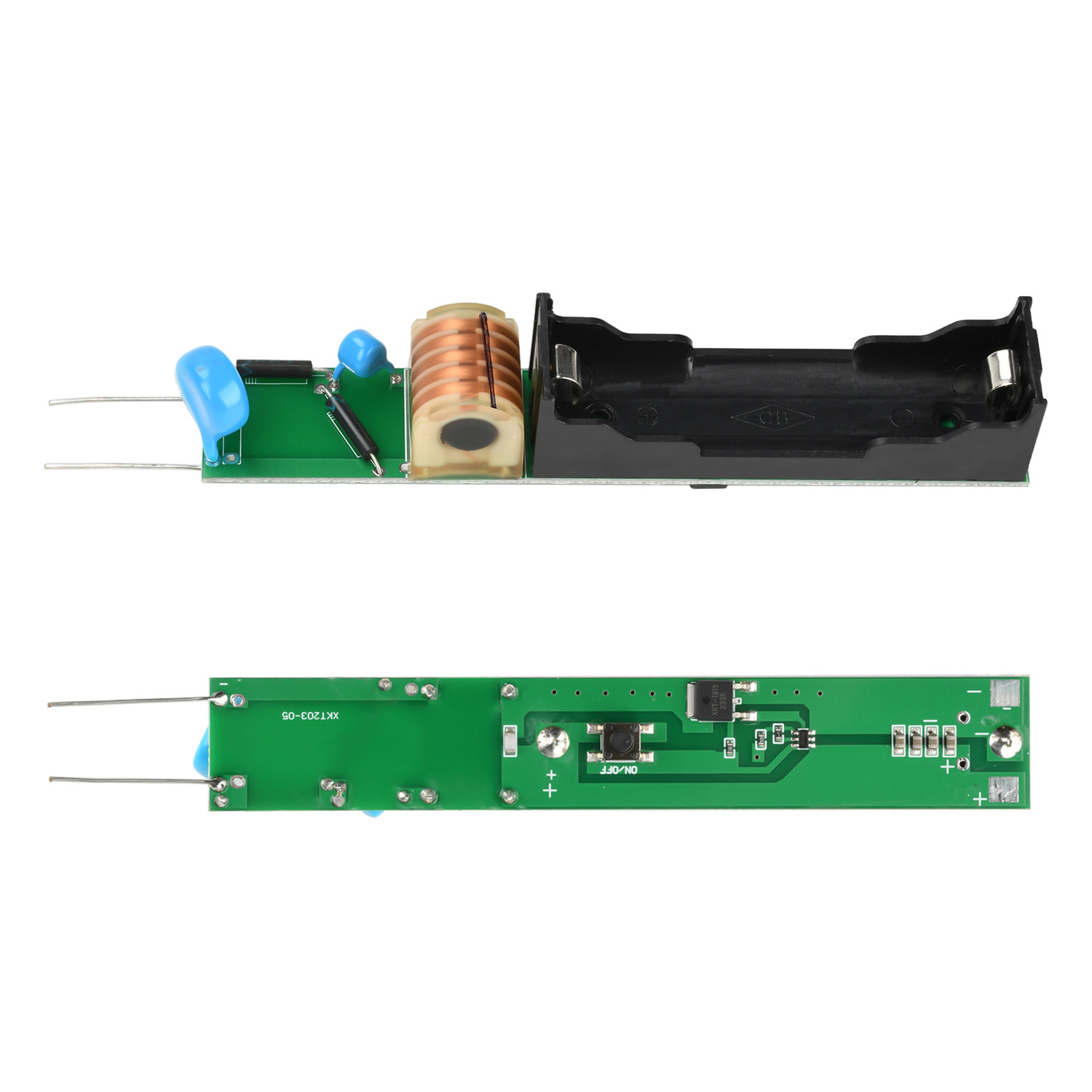 DC3.7V 20KV电池一体高压模块放电线圈升压电路电弧发生器锂电池 - 图3