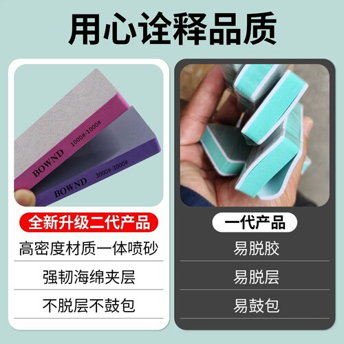 超细抛光砂纸10000目打磨神器镜面抛光玉石文玩抛光板海绵砂纸块 - 图1