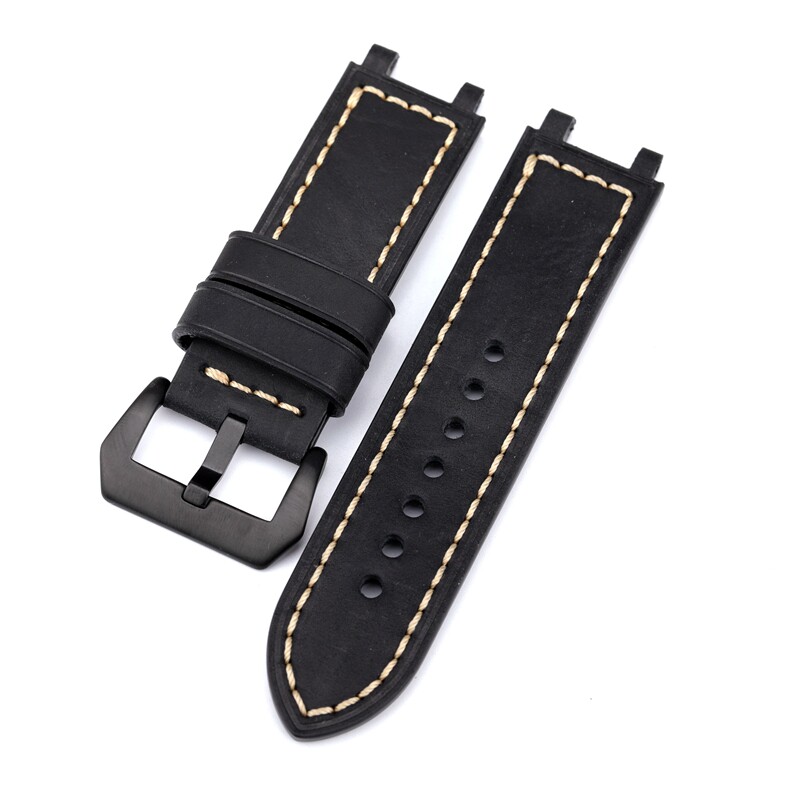 代用卡西欧mtg-b1000 mtg-b1000-1apr mtg-s1000凹凸接口真皮表带