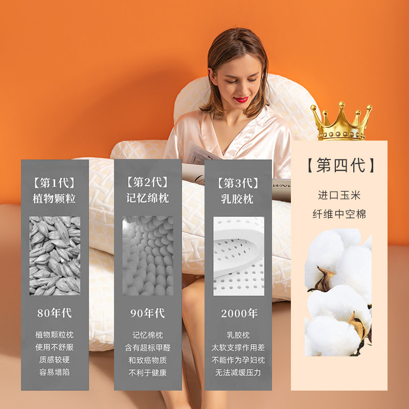 韩国哲熙护腰侧睡枕u型g孕妇枕头 哲熙护腰枕