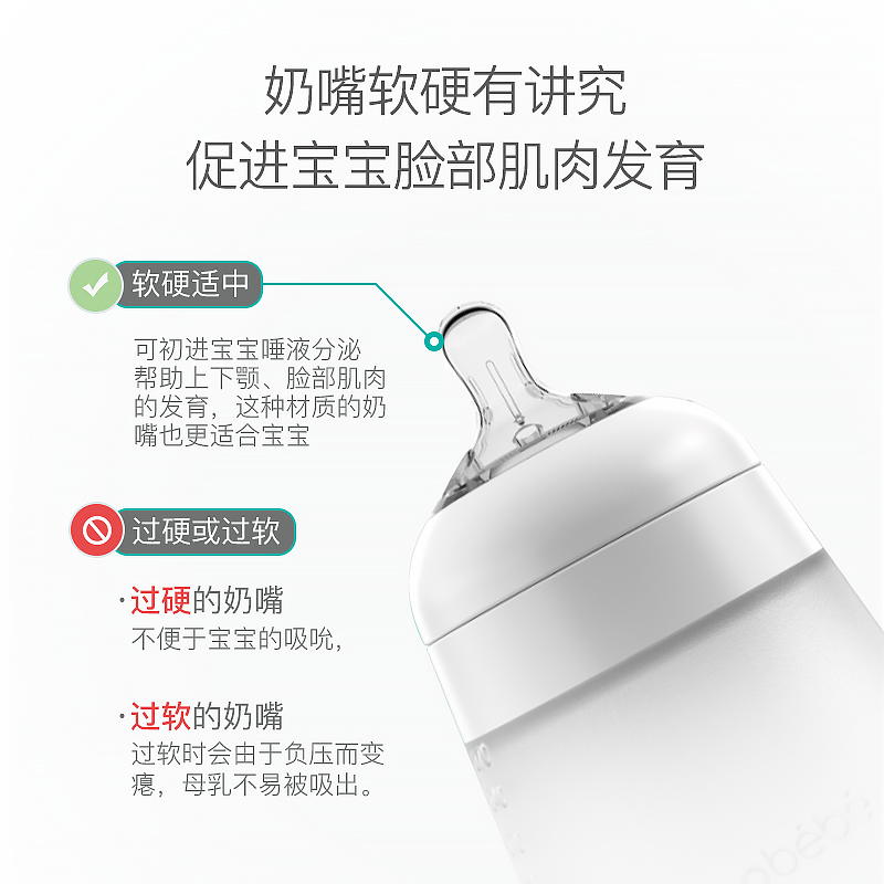 nanobebe海外旗舰店Nanobebe新生儿奶瓶仿母乳实感喂养断奶神器防胀气防呛奶硅胶奶瓶1